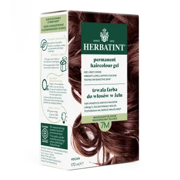Farba do włosów Herbatint • trwała • 7M MAHONIOWY BLOND • seria MAHONIOWA